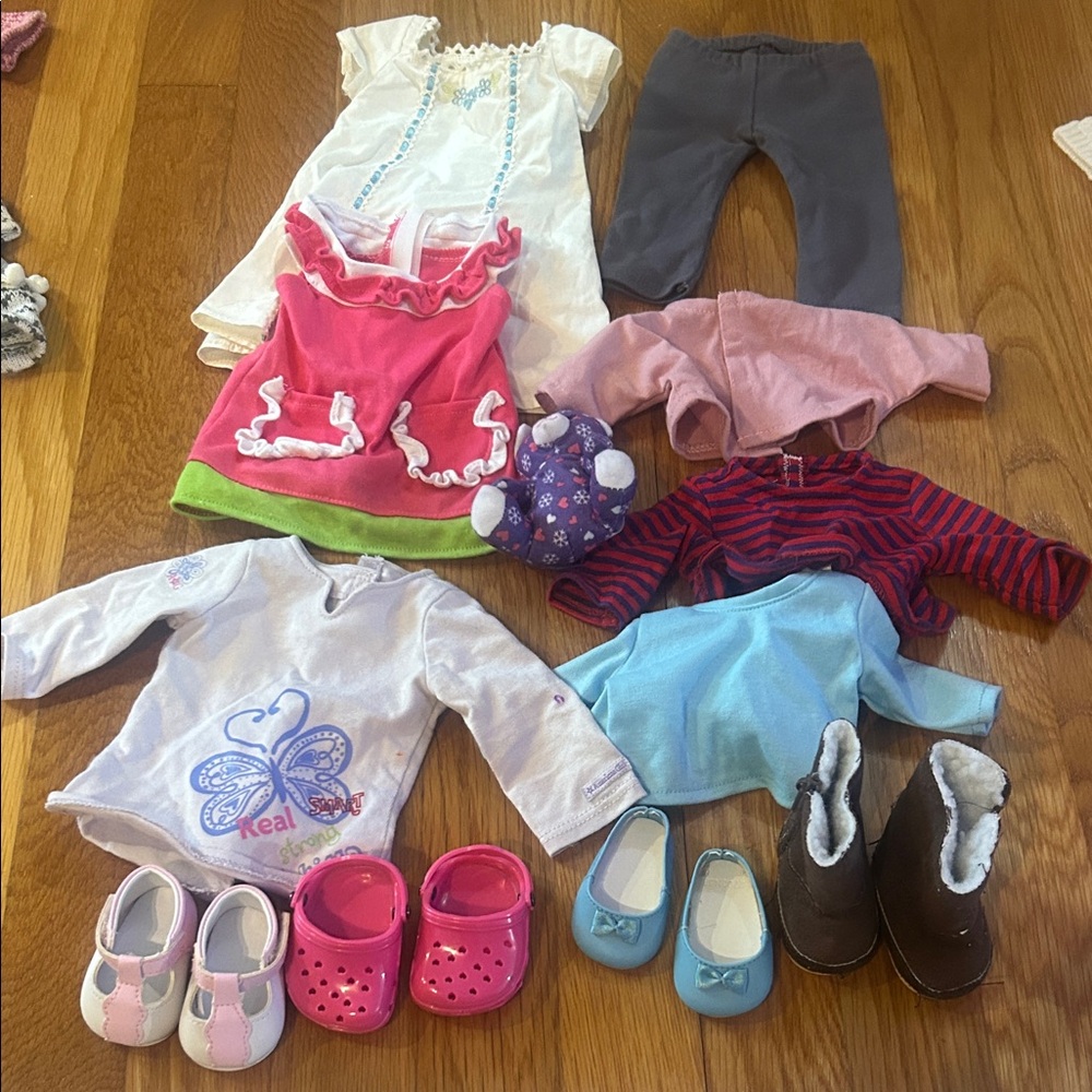 Assorted American Girl Clothing and Shoes Set